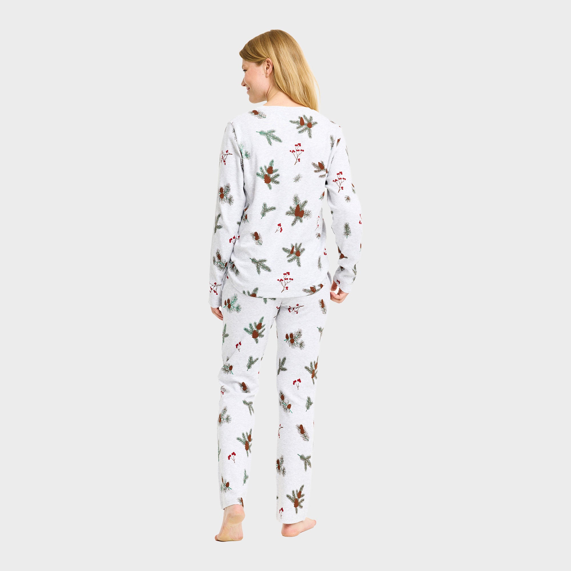 Den ribbede pyjamas - Dame